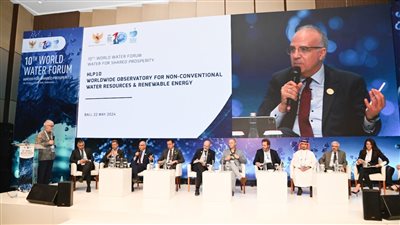 وزير الري: يجب الاعتماد على إعادة استخدام المياه والتحلية كمصدر للمياه مستقبلا بالعالم