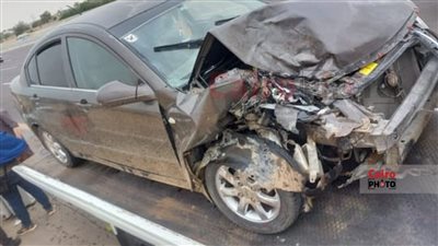 إصابة 16 شخصًا في تصادم ميكروباص بسيارتين على طريق مصر إسكندرية الصحراوي