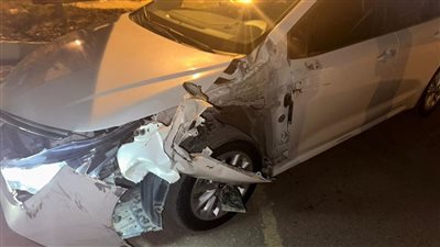 نجاة مي سليم من حادث سير مروع 