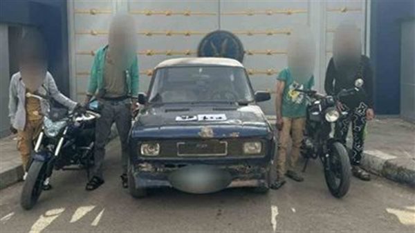 المتهمين والمضبوطات