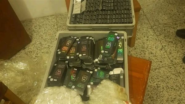 جانب من المضبوطات