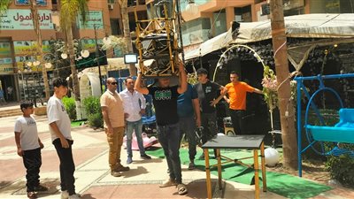 جهاز 6 أكتوبر يشن حملة لرفع الإشغالات بالمحاور المركزية تنفيذًا لتوجيهات وزير الإسكان