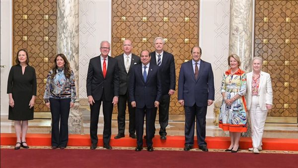 الرئيس السيسي يستقبل