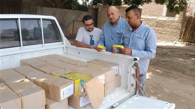 تموين الأقصر يضبط 750 باكو معسل مجهولة المصدر | صور 