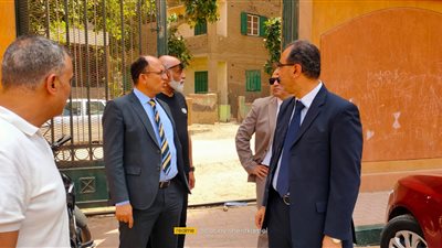 رئيس جامعة حلوان يشدد على ضرورة الانتهاء من تطوير كلية التربية الرياضية │صور