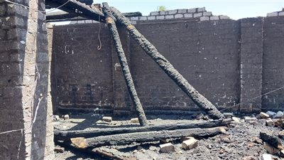 السيطرة على حريق شب في حوشين لتربية الماشية بسوهاج