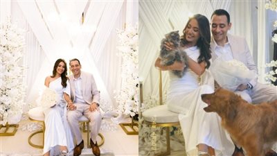 حيوانات أليفة مفاجأة الحفل.. قراءة فاتحة الدكتور عمرو حسن مستشار وزير الصحة والسكان