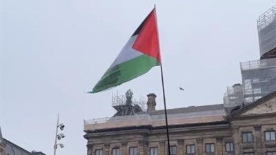 أحمد حلمي يشارك في مسيرة لدعم فلسطين بشوارع هولندا خلال حضوره مهرجان روتردام| صور