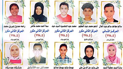 ننشر أسماء وصور أوائل الشهادة الإعدادية بجنوب سيناء