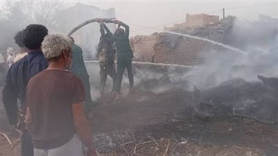 حريق يلتهم ورشة للموبيليا والنجارة بالمدينة الصناعية في الوادي الجديد