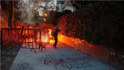 بعد إشعال النيران بها في المكسيك.. إلقاء قنبلة حارقة على سفارة إسرائيل برومانيا