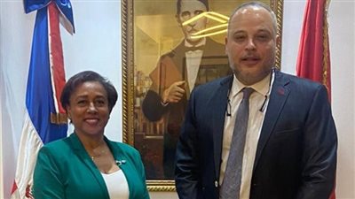  تامر عبد المنعم يلتقي سفيرة الدومينيكان للانضمام لنادي السينما اللاتينية