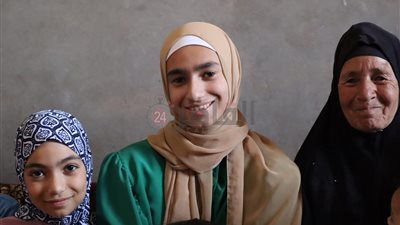 نورهان الأولى على الشهادة الإعدادية ببني سويف: الحفاظ على الصلاة سر تفوقي | صور