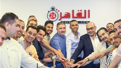 رئيس مجلس أمناء القاهرة 24 يجتمع بصحفيي الموقع ويشيد بهم ويطالبهم بالمزيد| صور