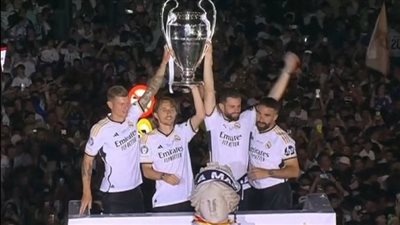 احتفال ريال مدريد بـ دوري أبطال أوروبا يشهد حضور نصف مليون مشجع