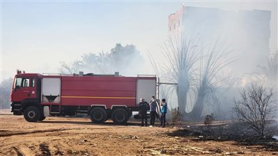 محافظ الوادي الجديد: السيطرة على حريق مزارع عين القضا والبدء في حصر الخسائر