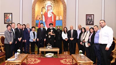 البابا تواضروس الثاني يستقبل وزير الأديان الصيني