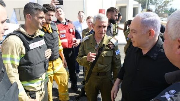 نتنياهو يتفقد كريات