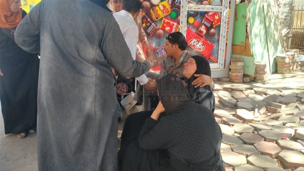 انهيار والدة المجني