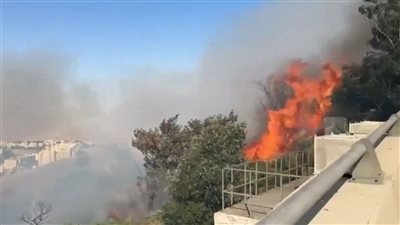 حريق ضخم في إسرائيل.. والدفع بـ 17 طاقم إطفاء للسيطرة على الوضع