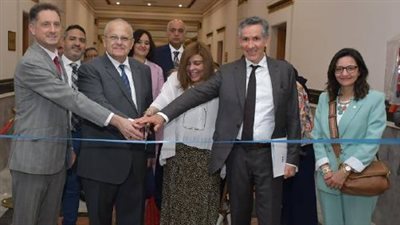 الخشت والسفير الفرنسي يفتتحان المكتب الوطني للوكالة الفرانكفونية بجامعة القاهرة الدولية | صور 