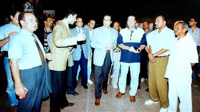 متحف النوبة يعرض صورة أرشيفية من عام 1997 خلال تجهيز المتحف