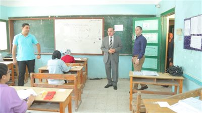 محافظ كفرالشيخ يتفقد لجان الثانوية العامة ويتابع إجراءات التأمين 