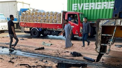 مصرع شخصين في انقلاب سيارة على طريق القاهرة الإسكندرية الصحراوي| بث مباشر