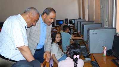 جامعة المنوفية تفتتح البرنامج الصيفي لتدريب الأطفال على تكنولوجيا المعلومات 