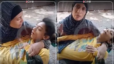 الكرسي داب.. سيدة تستغيث لمساعدة ابنتها المصابة بضمور المخ: عندي 8 عيال