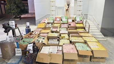 قبل العيد.. القبض على تاجر بحوزته 1.2 مليون قطعة ألعاب نارية بالفيوم