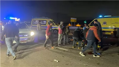 إصابة 15 شخصا في حادث تصادم بشمال سيناء