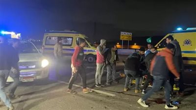 إصابة 5 أشخاص في حادث تصادم سيارتين ملاكي بالبحيرة