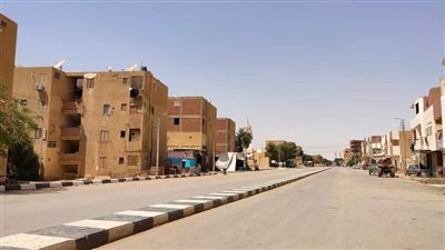 خلو شوارع الوادي الجديد من المارة في ثالث أيام العيد بسبب ارتفاع درجات الحرارة