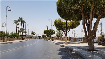 الكورنيش فاضي.. خلو شوارع الأقصر من المواطنين في ثالث أيام العيد بسبب الموجة الحارة