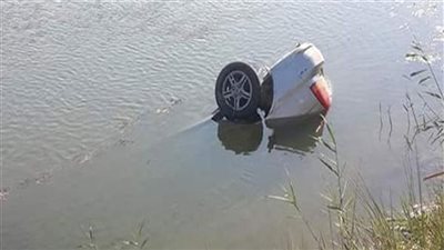 مصرع زوجين إثر انقلاب سيارة في ترعة الإسماعيلية