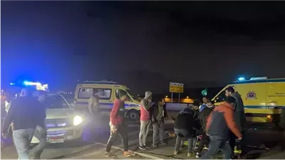 كانوا راجعين من فرح.. مصرع 5 أشخاص من أسرة واحدة في حادث سير بالإسماعيلية 