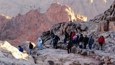 317 سائحا يزورون سانت كاترين اليوم