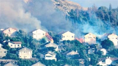 حرائق في مستوطنات شمال إسرائيل بعد استهداف حزب الله 