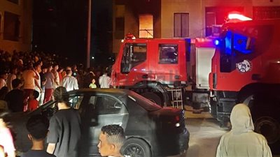 حريق محدود في بعض المخلفات داخل مدرسة ببنها