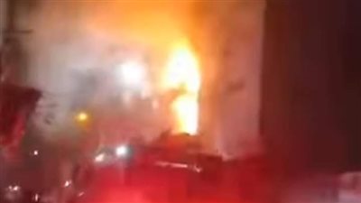 اندلاع حريق هائل في أحد المولات بالإسكندرية | صور