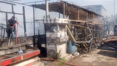 السيطرة على حريق نشب في عدد 2 كشك بمدينة نصر النوبة بأسوان