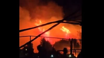 حريق كبير في قاعدة عسكرية إسرائيلية بالقدس| فيديو