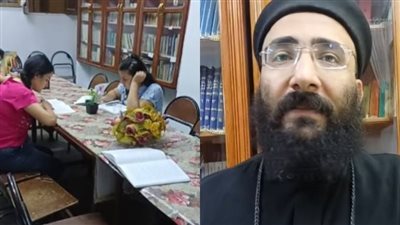 جو هادئ ومشروبات بالمجان.. هكذا استقبل كاهن كنيسة العذراء مريم بعين شمس طلاب الثانوية خلال انقطاع الكهرباء