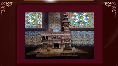 متحف قصر المنيل يعرض قطعة أثرية لـ نموذج لمسجد قايتباي| صور