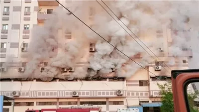 إصابة 4 أشخاص باختناق في حريق مخزن أدوية بالشرقية