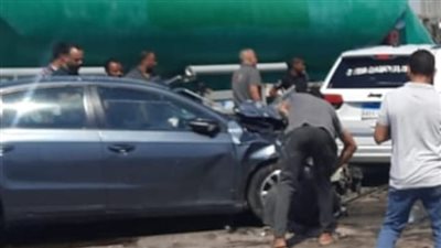 مصرع وإصابة 7 أشخاص من أسرة واحدة في حادث تصادم بمطروح 