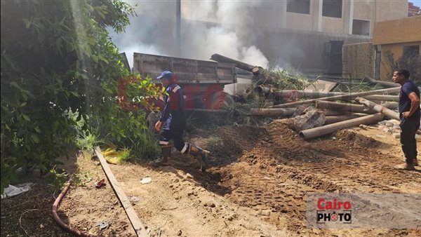 جانب من الحريق 