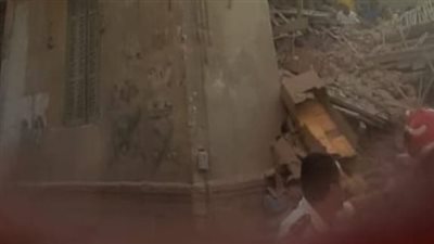 مصرع وإصابة 3 سيدات إثر انهيار عقار في بولاق أبو العلا