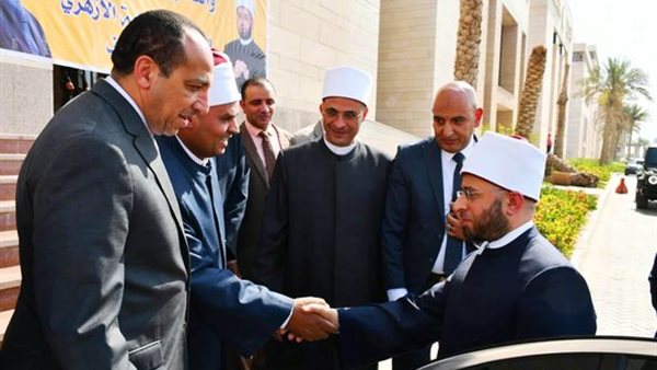 قيادات الأوقاف يستقبلون